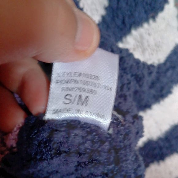 Newberry Kustoms Color Block Striped Fuzzy Knit Chunky Knit Pullover Sweater - Picture 8 of 9